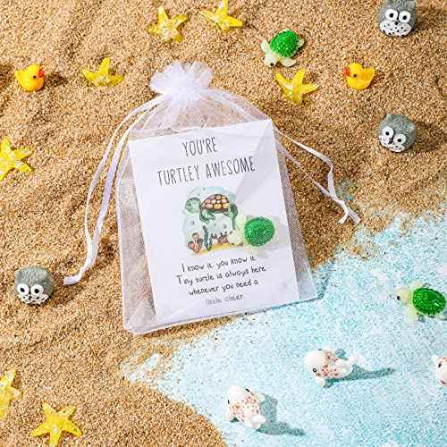 Fumete 200 Set Christmas Employee Appreciation Gift Bulk for Coworkers Thank You Staff Funny Rad Tech Week Nurse Gift Animal Pun Inspirational Note Cards Resin Duck Stars Whales Turtles Owls