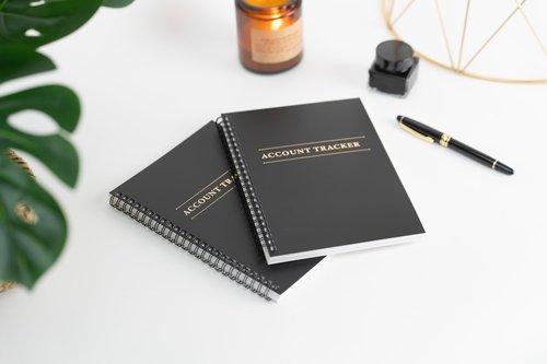 2 Pack Expense Tracker Ledger Book- Finance Book for Home Budget Tracking, Business Bookkeeping -Home Budget notebook, Finance Planner- Expense Ledger for Small Business Bookkeeping (100 Pages 2 Pack)