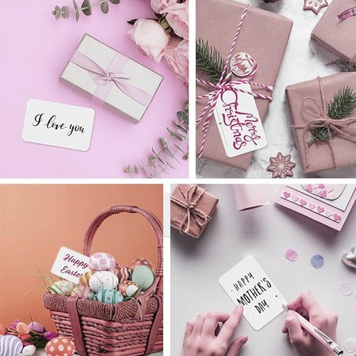 Personalized Business Cards Custom in Bulk with Rounded Corners - Design Logo Name Any Text, 16pt Glossy or Matte (500 to 10,000 Packs)
