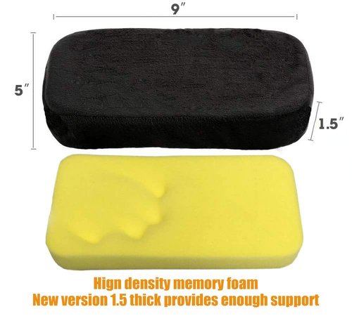Sunnors Chair Armrest Pads,Memory Foam Office Chair Arm Covers and Elbow Pillow for Elbows and Forearms Pressure Relief(Set of 2)