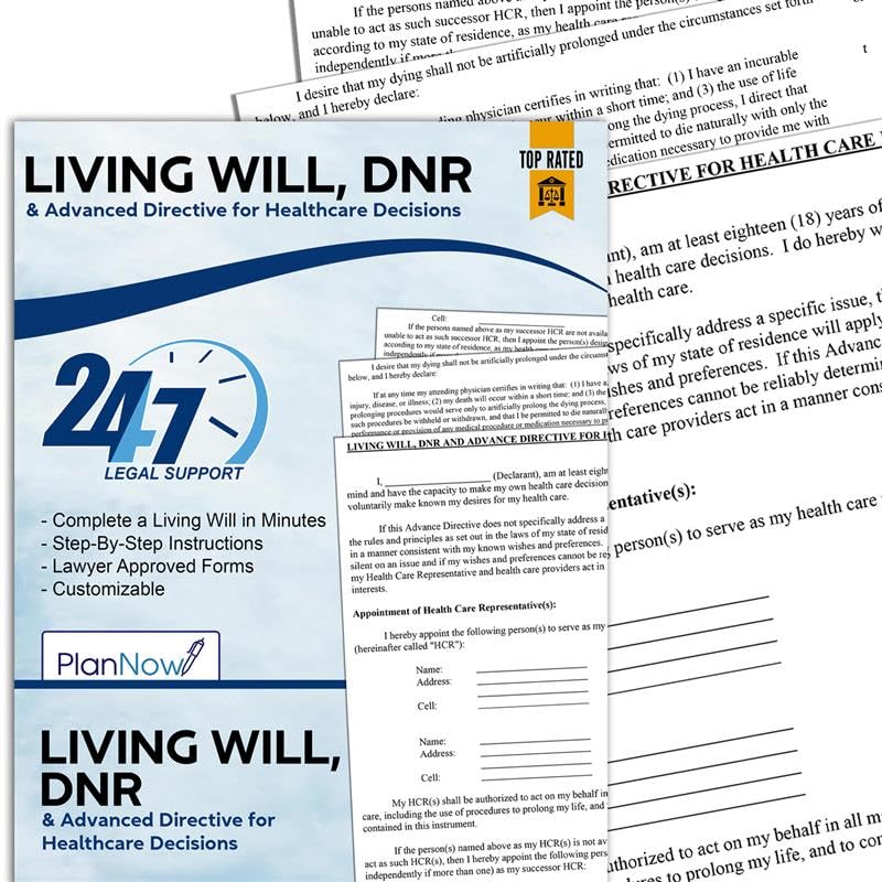 PlanNow Living Will & Medical Power of Attorney Kit – Advance Healthcare Forms