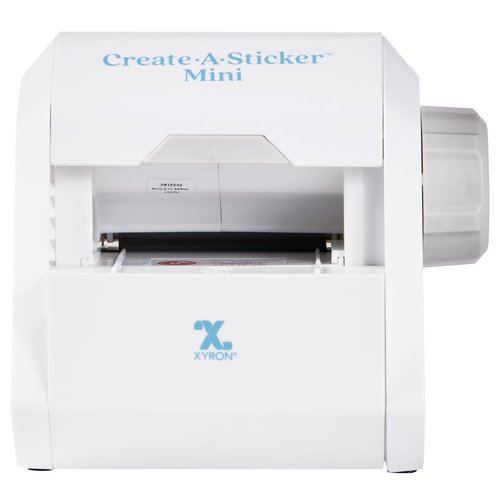 Xyron Create-A-Sticker Mini 2.5" Sticker and Label Maker Machine Bundle Permanent Adhesive Refill Cartridge