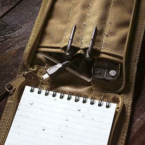 Rite in the Rain Weatherproof CORDURA® Fabric Notebook Cover, 4" x 6", Tan Cover (No. C946), 7.25 x 5.25 x 0.625