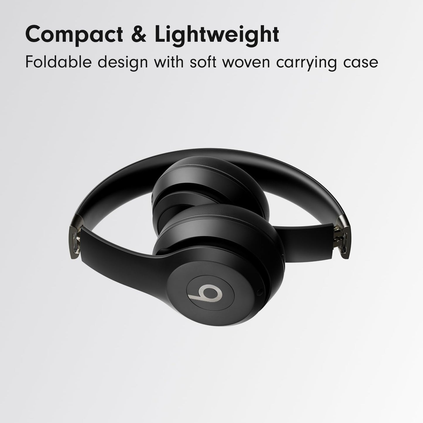 Beats Solo 4 - Wireless On-Ear Bluetooth Headphones | 50-Hour Battery Life, Ultra-Lightweight Comfort, Matte Black
