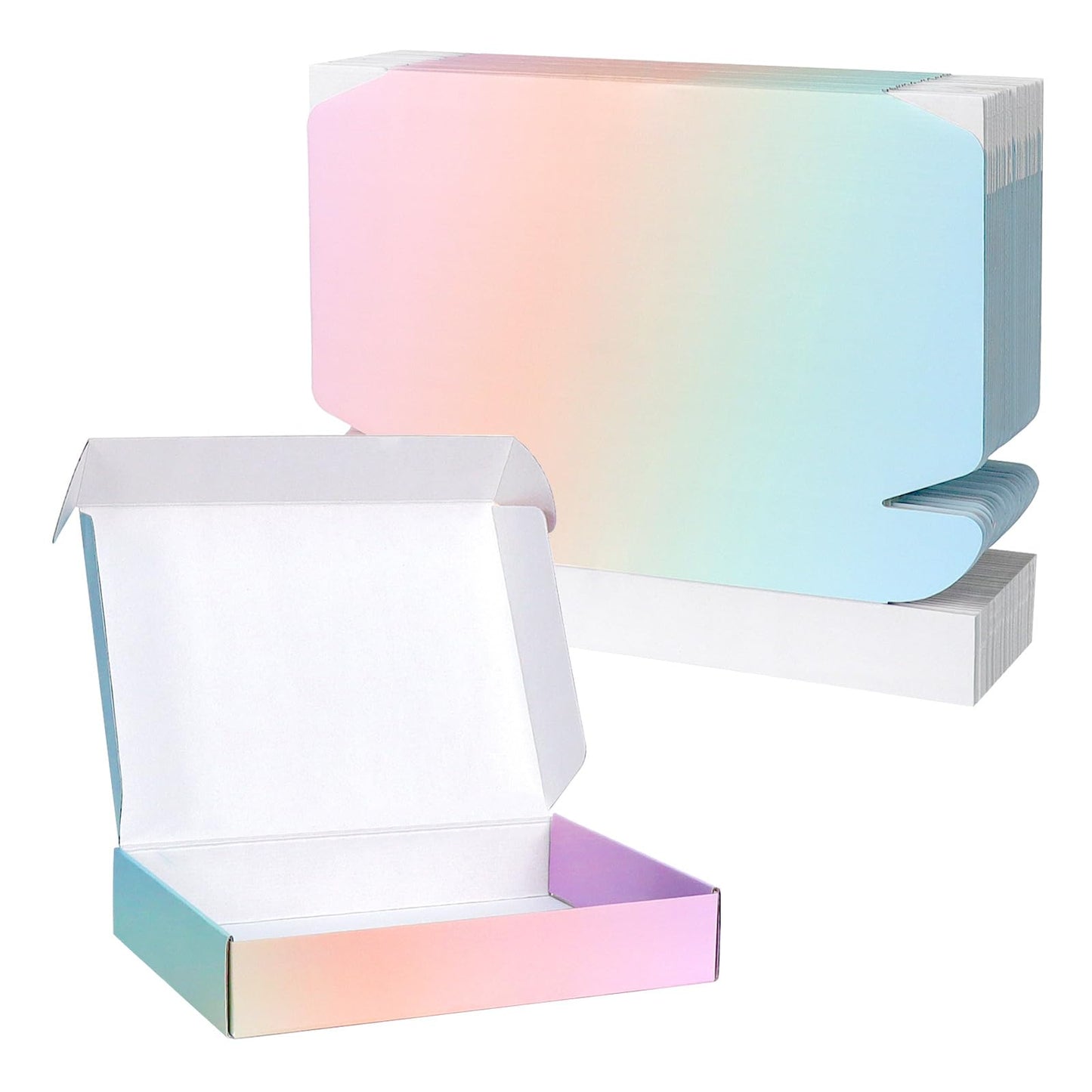 DERZIFUN 11x8x2 Shipping Boxes Set of 40, Purple Corrugated Cardboard Packaging Box, Shipping Box for Small Business, Literature, Packing Supplies