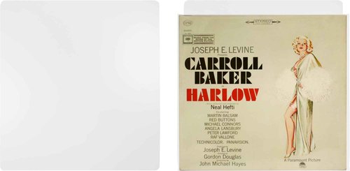 (30) 12" Record Divider Cards - Lesser Cut - White, Economical 30mil - 12" x 13 1/8" - #12NS13WH30