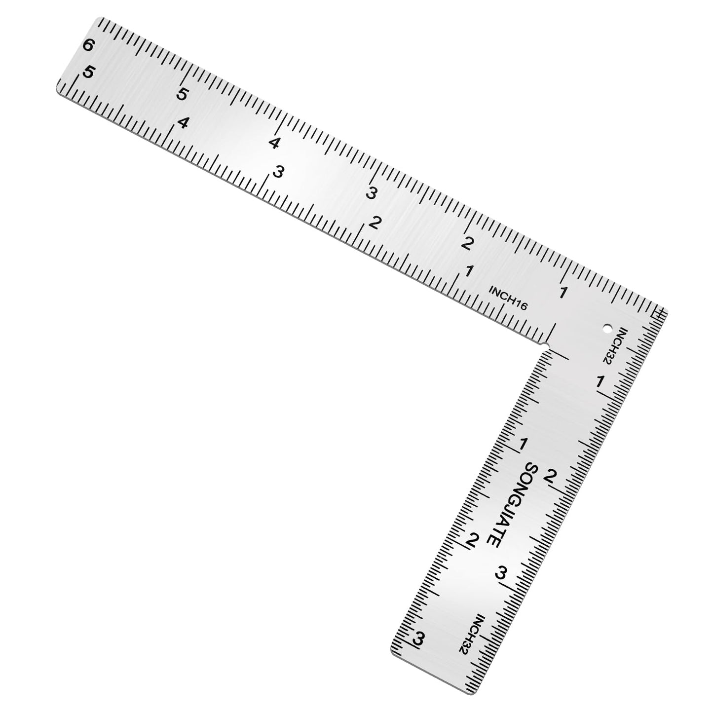 L Ruler Measuring Tool 4 inch by 6 inch Square Framing Ruler 90 Degree Square L Rulers Framing Rulers Measuring Tools for Engineers Carpenter