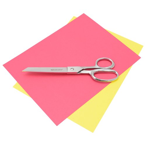 Westcott 9in Forged Classic Fabric and Paper Scissors, Heavy Duty, Knife-Edge for Sewing, Tailoring, General Arts and Crafts, Office