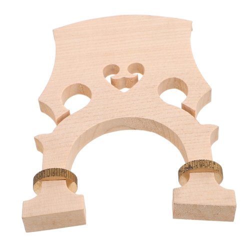 Yardwe European Maple Wood Adjustable Cello Bridge for Cello Low and Tall Bridge Replacement for School and Personal Practice Durable Sound Performance