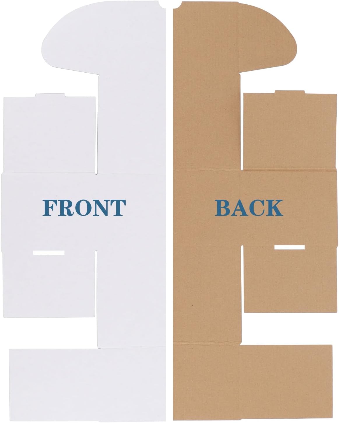 ZBEIVAN White Shipping Boxes - 12x6x4 Corrugated Cardboard Mailer Set of 20 for Small Business Packaging