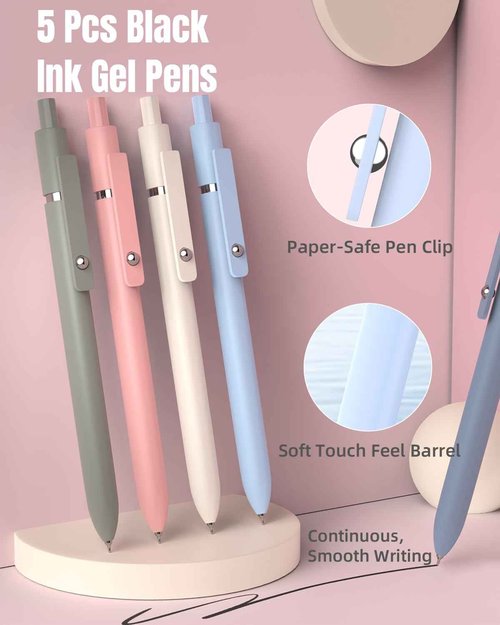 Four Candies Aesthetic School Supplies with Cute Pen Case