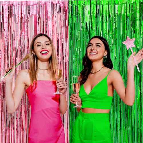 Geyoga 20 Pack Witch and Princess Pens Party Favors Green Witch Broom and Pink Star Pens for Wizard Themed Party Supplies Birthday Halloween Gifts Supplies Goodie Bag Fillers (Green Stripes)