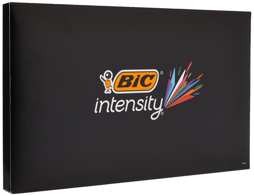 BIC Intensity Felt Tip Pens, Writing Pens with 20 Fine and 12 Medium Tips, Vibrant Colouring Pens, School Supplies for Kids or Adults, 32 Pack