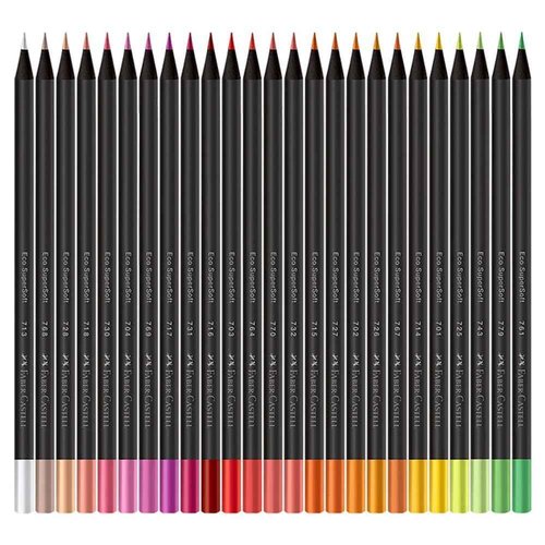 Faber-Castell Colored Pencils, Supersoft EcoPencil, 1207100SOFT, 100 Colors