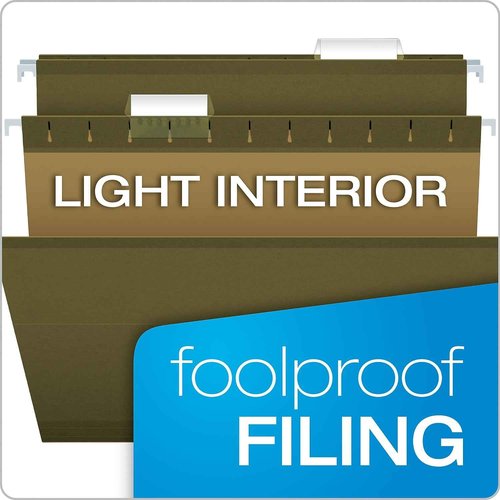 Pendaflex 415215 Hanging File Folders, Green