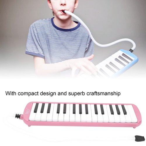 32 Keys Melodica Air Piano Keyboard with Mouthpiece Blowpipe for Beginners Adults Gift ()