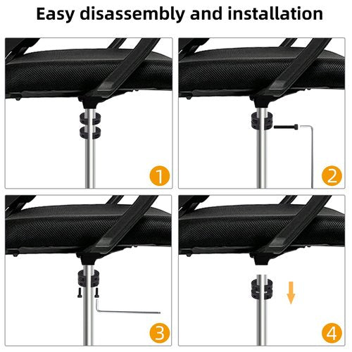 PROFECTUS Office Chair Gas Lift Cylinder Replacement with Removal Tools-5.5 inches Adjust Heavy Duty Gas Lift Cylinder - Includes Removal Tool & Gloves,Universal Size Fits Most Office Chair