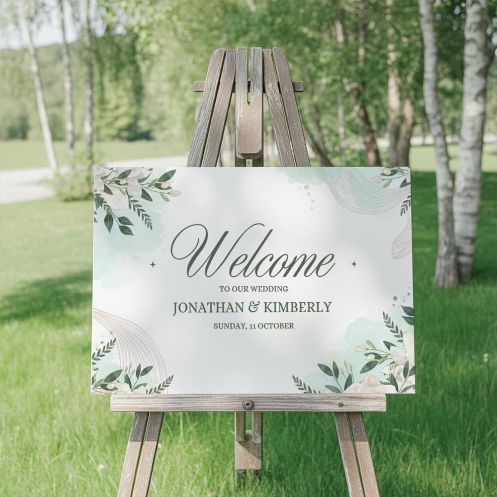 Custom Poster Board Corrugated Plastic Sign, 24x36 inch - Personalized Coroplast Event Signs for Wedding, Baby Shower, Announcements, Presentations, Arts & Crafts