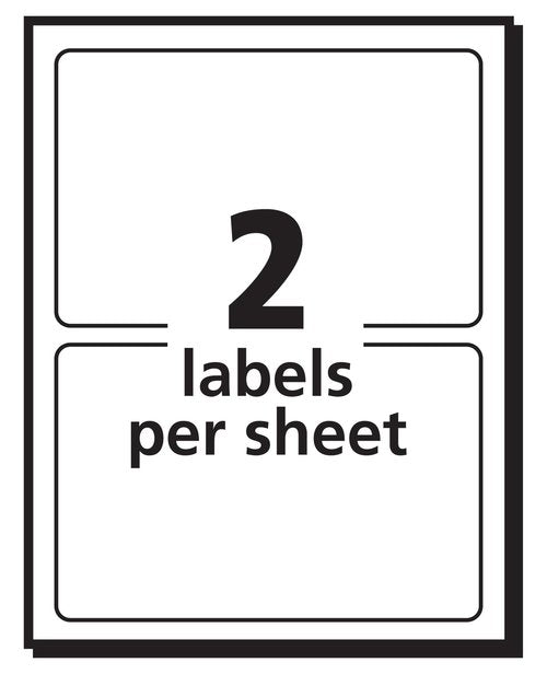 Avery Self-Adhesive Removable Labels, 3 x 4 Inches, White, 18 Packs (5453)