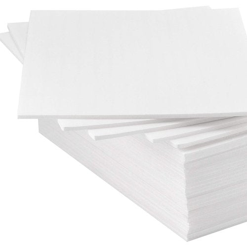 KOHAND 50 Pack 12 x 16 x 1/8 inch Foam Core Backing Boards, White Foam Boards, Thick Craft Poster Board for Signs, Presentations, School, Office and Art Projects