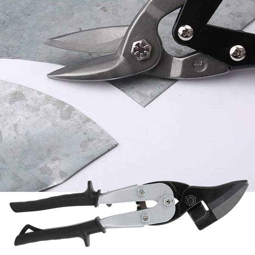 Iron Cutting Scissors Heavy Duty Metal Shears Industrial Molybdenum Steel Cutter for Sheet Metal 10in Hand Tool
