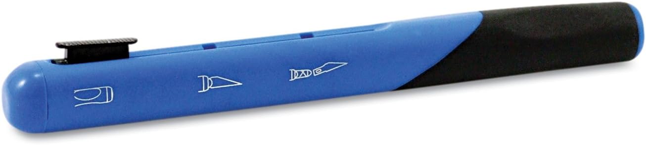 X-ACTO Retract-A-Blade Knife - #11 Blade with Blue/Black Plastic Handle - Precision Cutting Tool