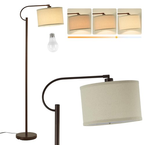 ONEXT Floor Lamp Downlight 63In (160cm) in Dark Bronze Finish