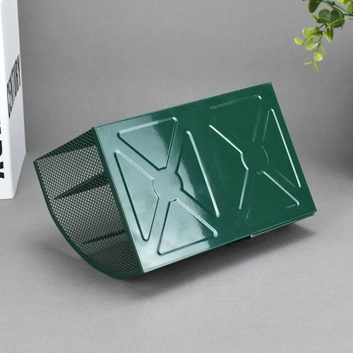 UNVARYSAM Green Desk Organizer Mesh Drawer Storage Accessories with 6 Compartments and Drawer, Desktop Caddy Storing Stationery Trinkets Cosmetics Jewelry Electronic Gadgets for Workspace Classsroom