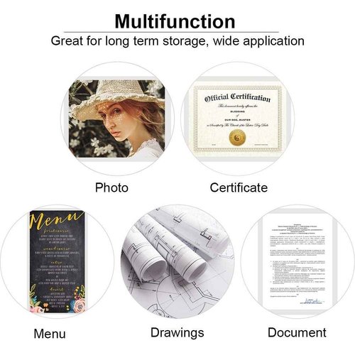 Ktrio 50 Pack 5 Mil 11 x 17 Inches Laminating Sheets, 200 Pack 5 Mil 8.5 x 11 Inches Thermal Laminating Pouches