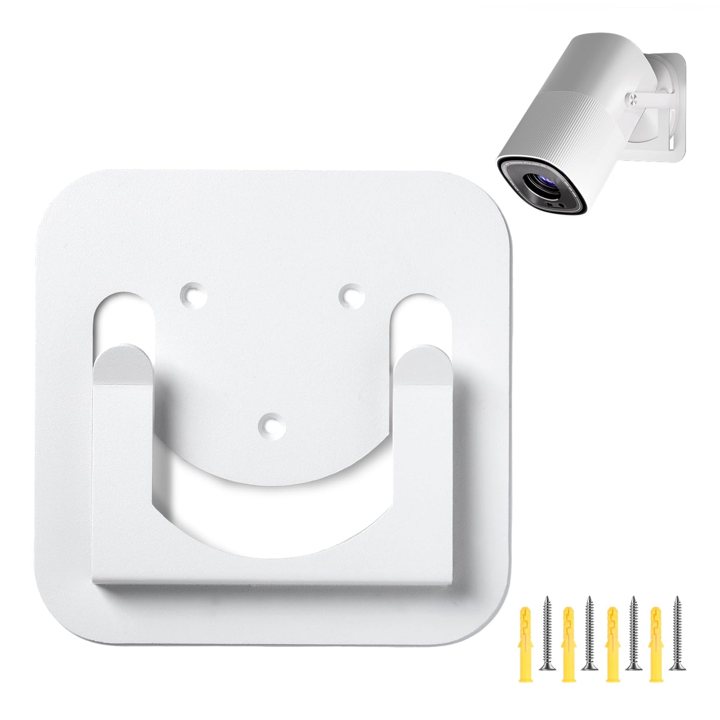 Durable Non-slip HY300 Projector Ceiling Mount, projector Wall mount for HY300Pro , Stable Holder Compatible with CLOKOWE, Thunrlge, MAGCUBIC, LYNCAST, CHICDAZE and other HY300&Pro Projector, White