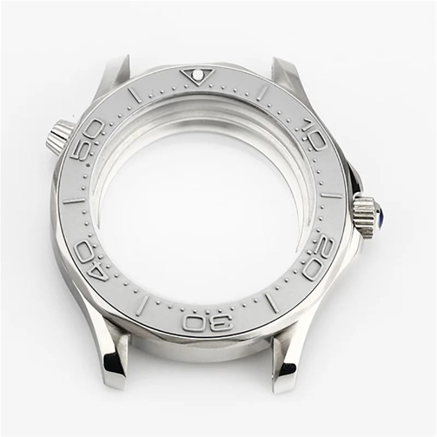 42mm Silver for Mechanical Case for Repair Replacement Modification NH35 NH36 Diving Watch Case(Silver)