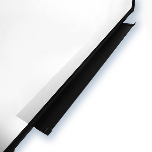 Flipside Products 24" x 36" Double-Sided Magnetic Dry Erase Swivel Adjustable Easel, Liftable, Whiteboard, Marquee, Store Sign, Sale Display, Flipchart Hooks, Marker Tray, Black Frame