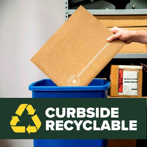Scotch Curbside Recyclable Padded Mailers 10.5 x 9 in 50-Pack Similar impact protection to traditional bubble mailers (CR-2-50)