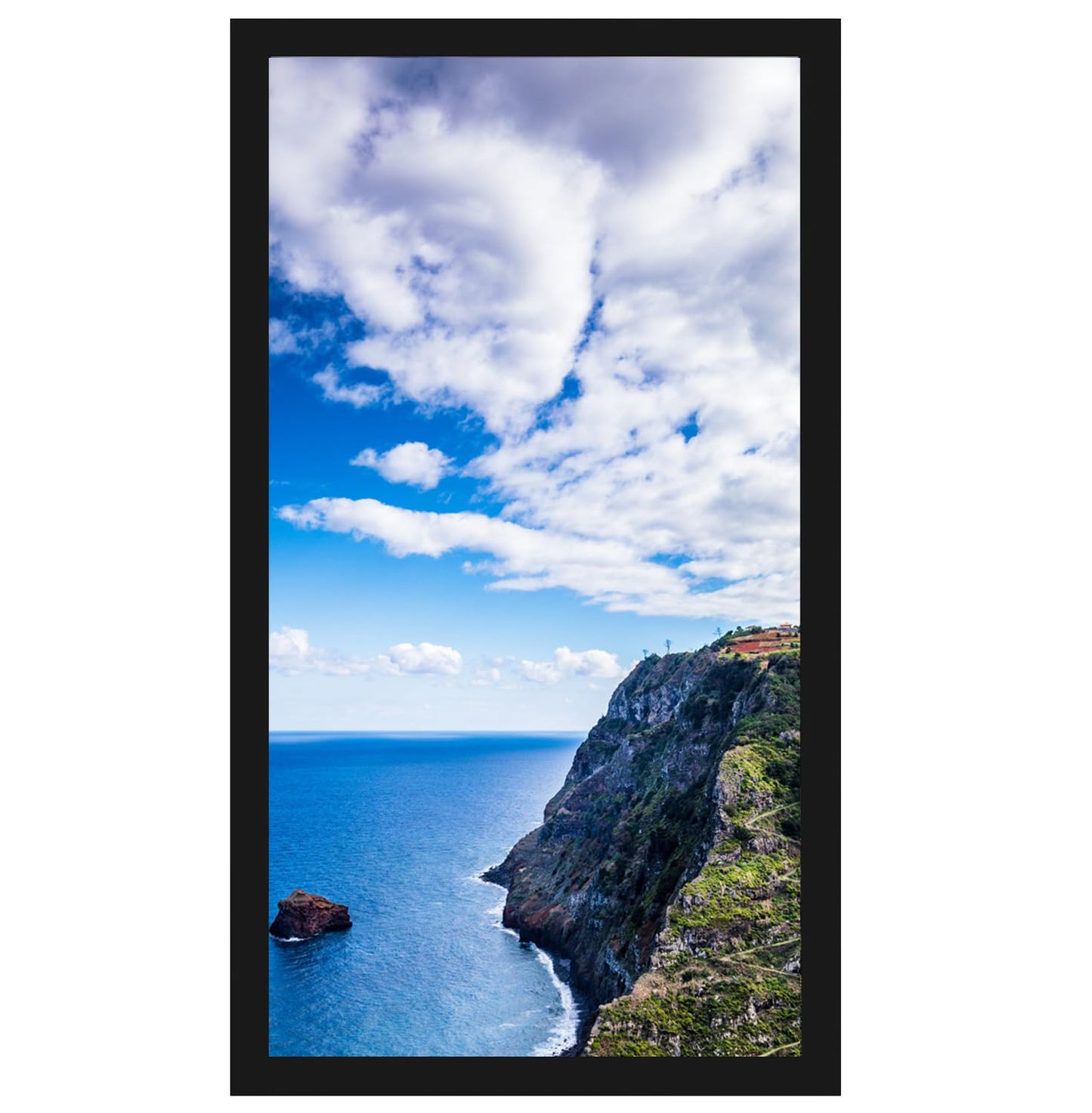 MENNTHUI 11x23 Black Picture Frame, Wall Mounting Horizontally or Vertically, Decoration for Photos, Paintings, Posters, Artwork