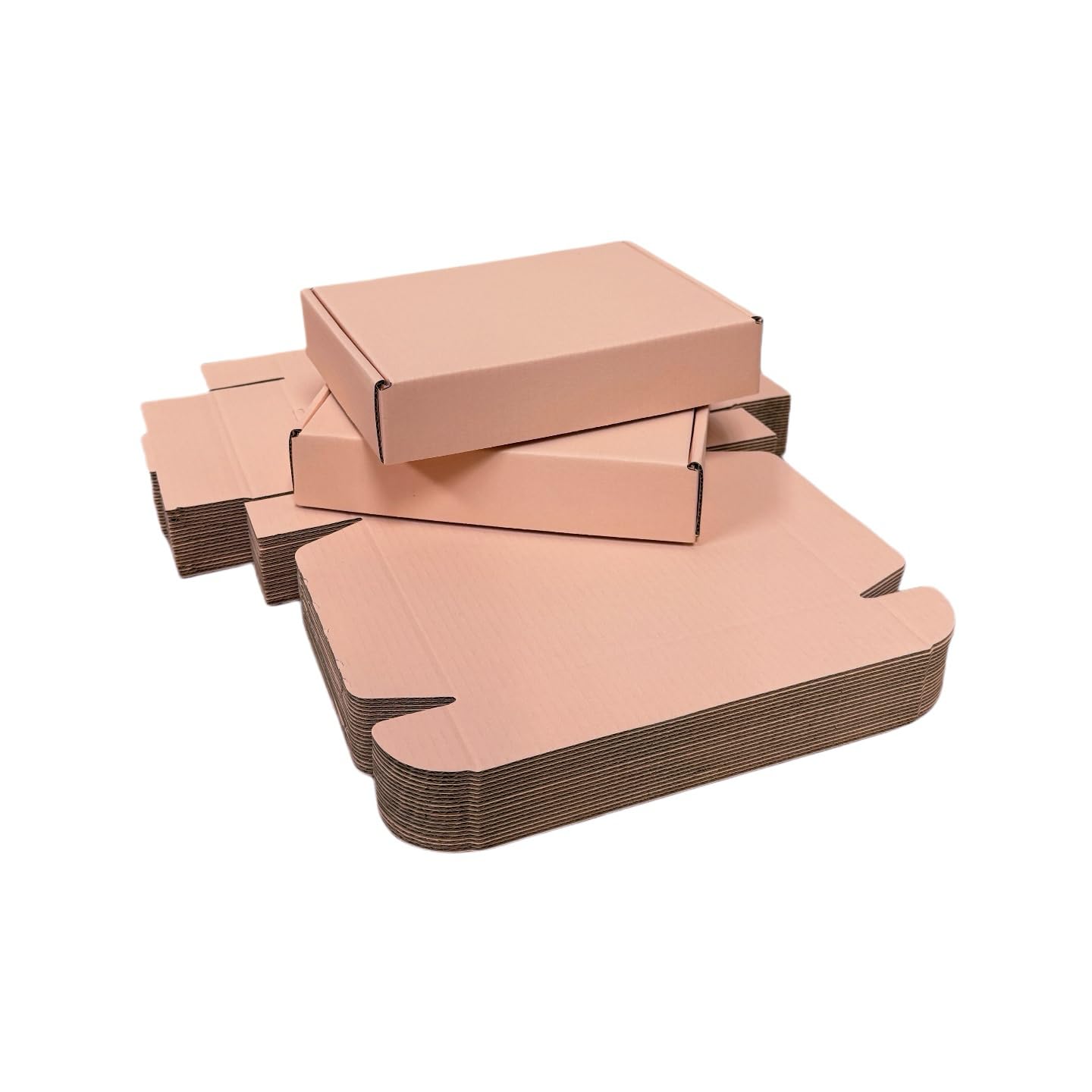 20 Pack 15.8x11.8x3 in Powder Pink Shipping Boxes