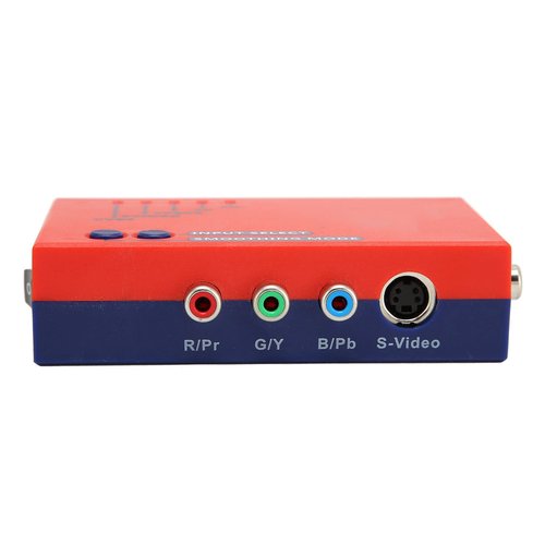 RetroScaler2x Converter A V to HD Multimedia Interface with Excellent Sound Performance, Compatible with Various Retro Consoles (Red)