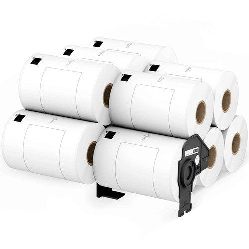 Printholic 12 Rolls Die Cut Large Shipping Labels, 4.07' x 6.4', 180 Labels/Roll, Compatible with Brother QL Label Printers (QL-1050, QL-1060N, QL-1100), Replacement for Brother DK-1247