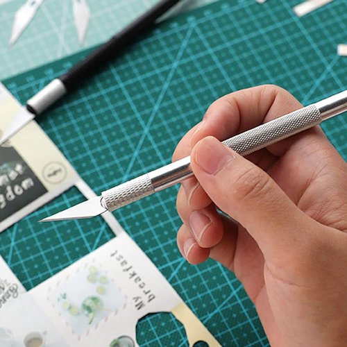 Jneoace Exacto Knife Precision Carving Craft Hobby Knife Kit with 40 PCS Exacto Blades for DIY Art Work Cutting, Hobby, Scrapbooking, Stencil
