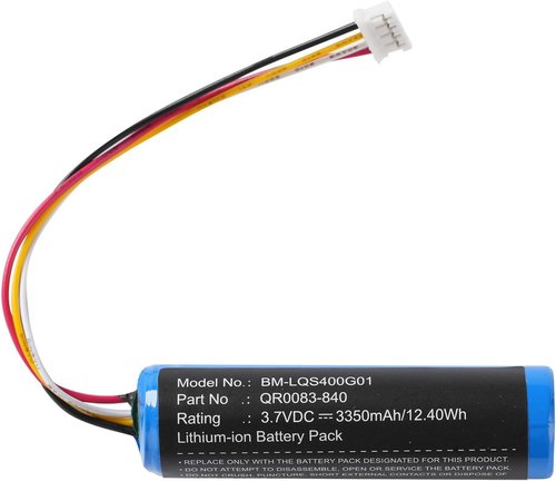 Qolsys Battery IAN034NA QR0083-840 | 3350mAh Rechargeable Replacement for IQ Panel 4 Series