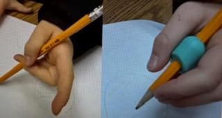Webster Pencil Grip - Supports Open Thumb-Index Space for Handwriting Readiness | Pack of 3