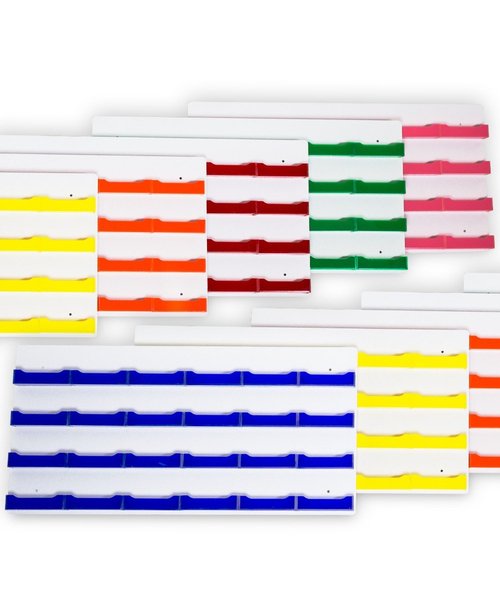 Source One 24 Pocket Wall Mount Business Card Holder Display (Clear)