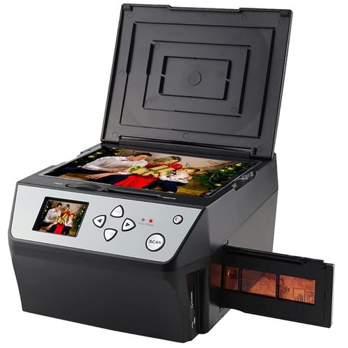 TREEYX Digital Film & Slide Scanner with 22MP, Convert Color & B &W 35mm, 110Film Negatives Slides/Photo/Document/Business Card to JPEG Digital Photos