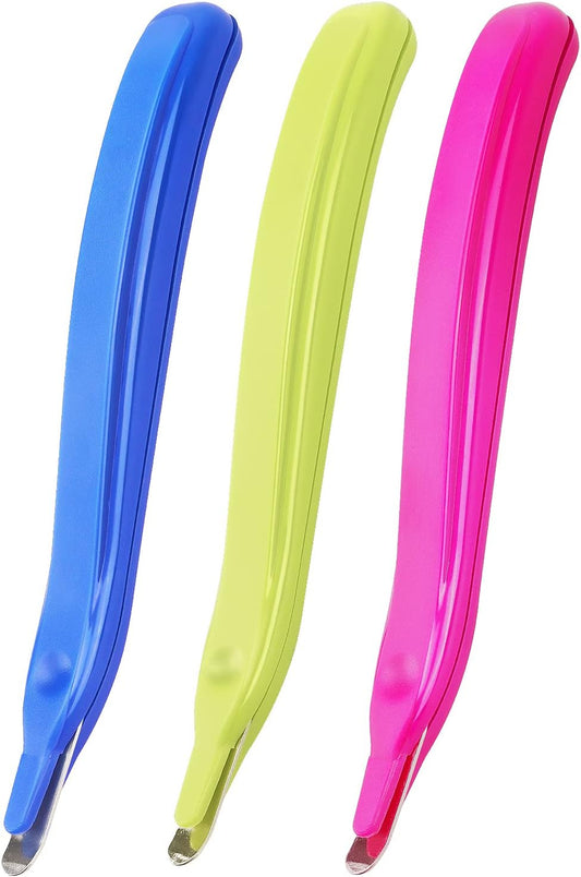 ZZTX Magnetic Staple Remover Tool - 3 PCS Professional Set for Home, Office & School | Blue, Rose, Green