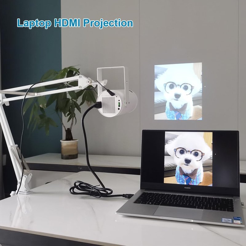 Art Projector for Tracing Drawing Painting,Wireless Projection for Desktop Wall Canva Drawing, Only Compatible with Iphone Ipad Airplay, USB&HDMI input, Arts&Crafts tracing Tool for Kids and Beginners