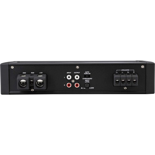 KICKER 44KMTC9 9" Black Horn-Loaded Tower Speakers & 1200 Watt Marine Amp with Tube-clamp mounting