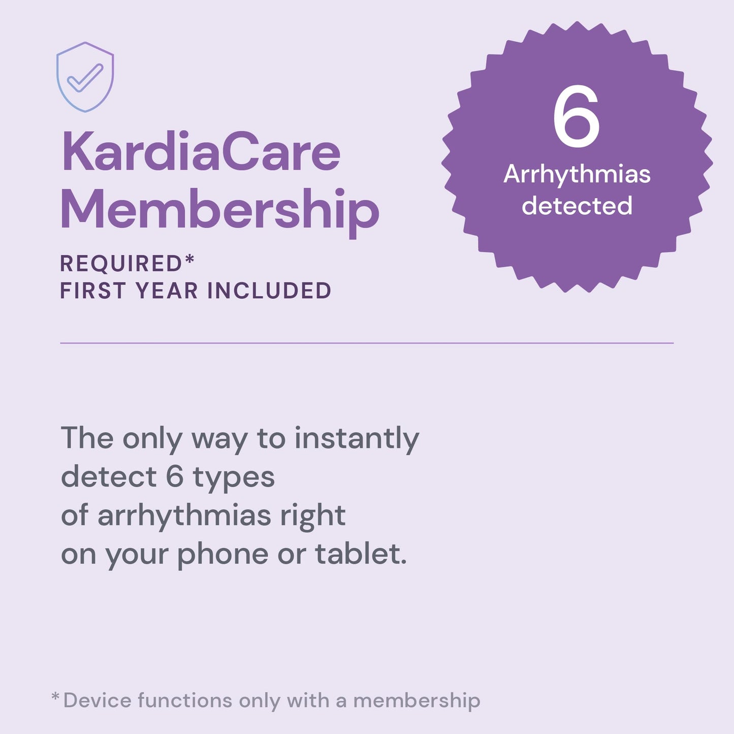 KardiaMobile 6L Max EKG Monitor, Includes One-Year KardiaCare Membership, FDA-Cleared Heart Monitor, Medical-Grade Results in 30 Seconds, Unlimited Recordings, Works with Smartphones and Tablets
