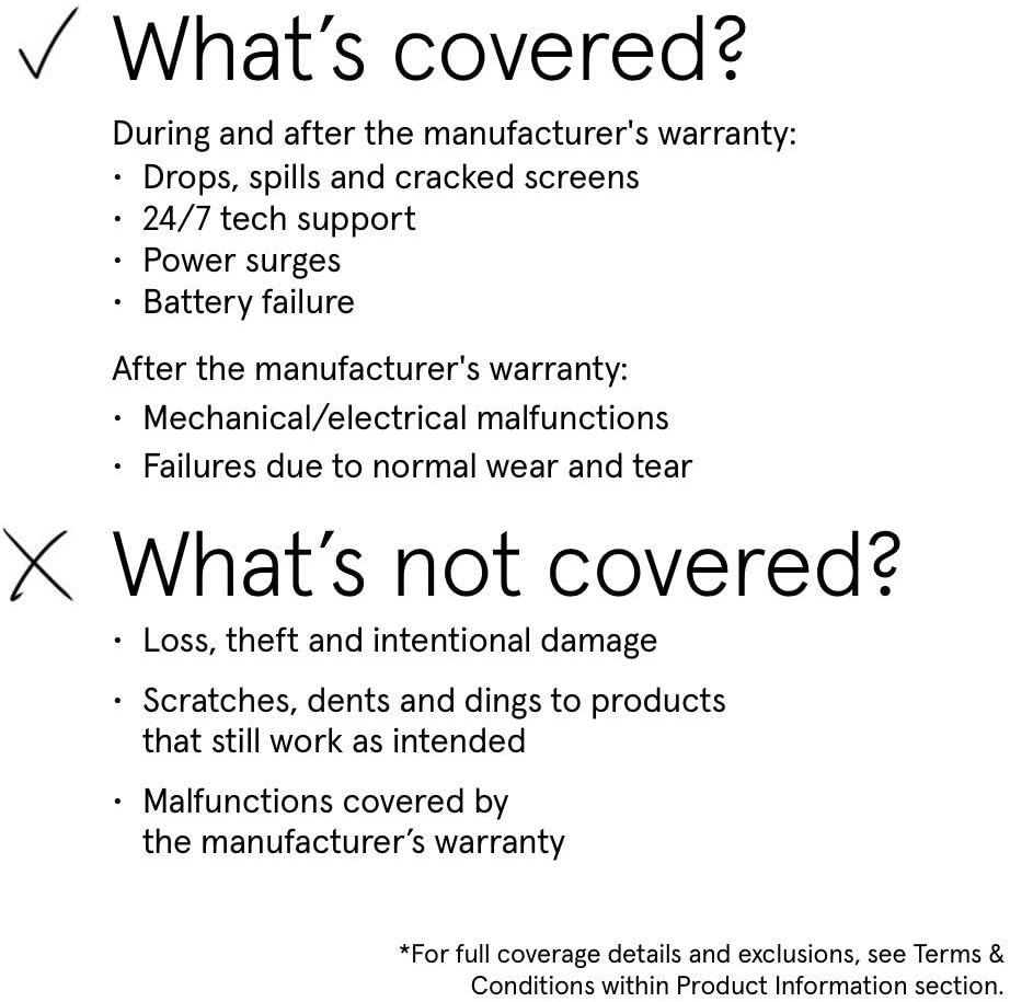 ASURION Laptop Protection Plan - 2 Year Coverage for Devices Priced $150 to $174.99
