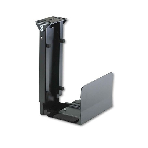 Safco Products 2176 Ergo-Comfort Fixed Mount CPU Holder, Gray