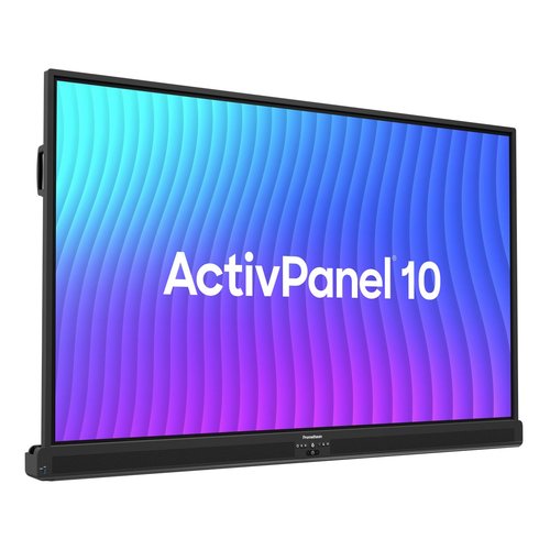 Promethean ActivPanel 10 65" High Specification Digital Whiteboard for Office or Classroom, 4K UHD, OS Flexible Device, Panel, 3 Year Onsite Support