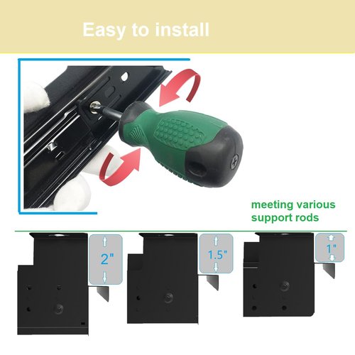 Beiyier Under Desk Sliding Drawer for Office Desk or Table, Pull-out Storage Organizer for Sit-Stand Workstation with High Crosspiece under Desktop (Black)